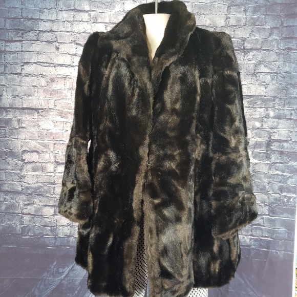 Tissavel of France Jackets & Blazers - Vintage Tissavel Faux Fur Coat, Size 6